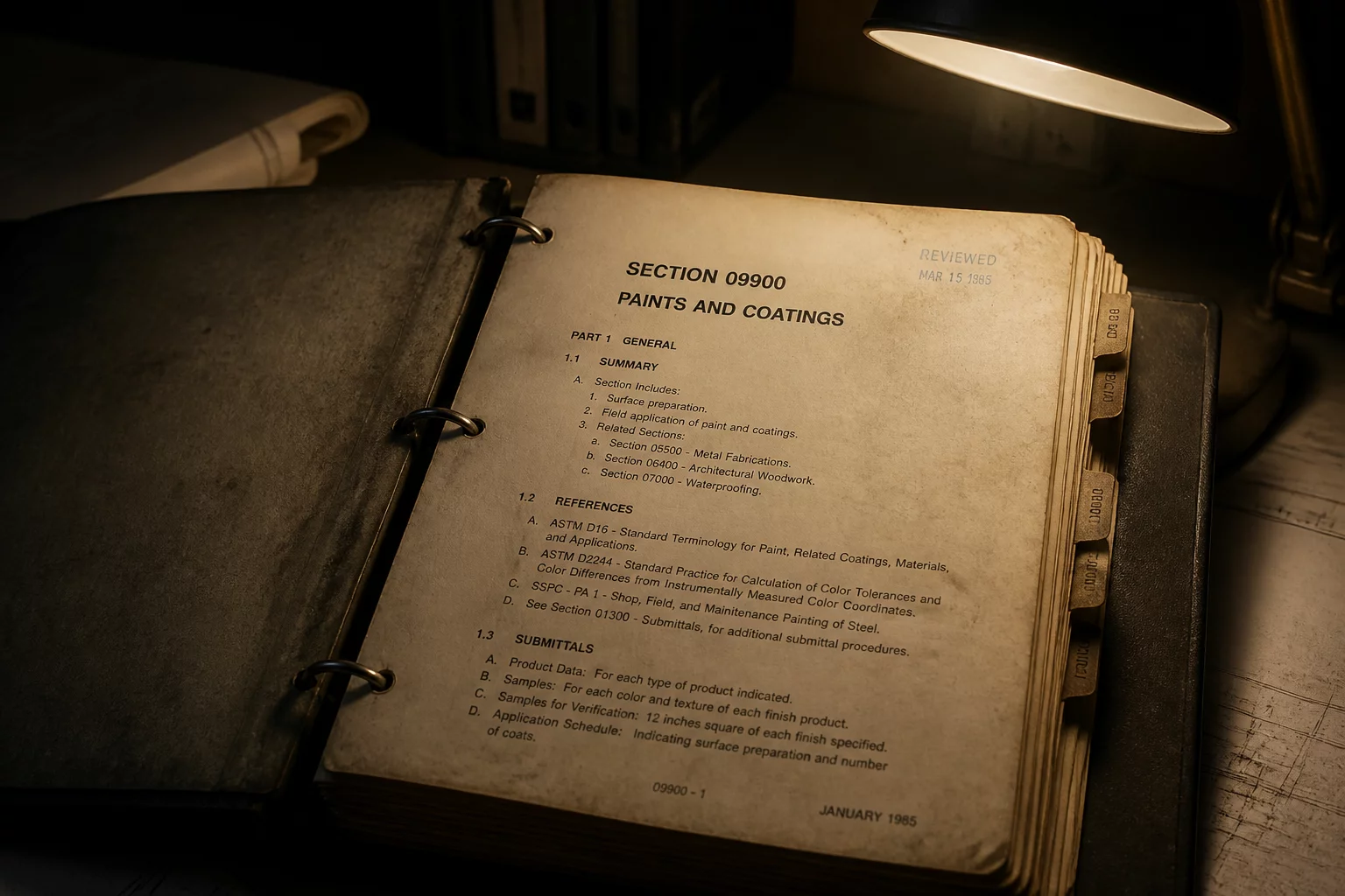 Outdated Spec Section Referenced